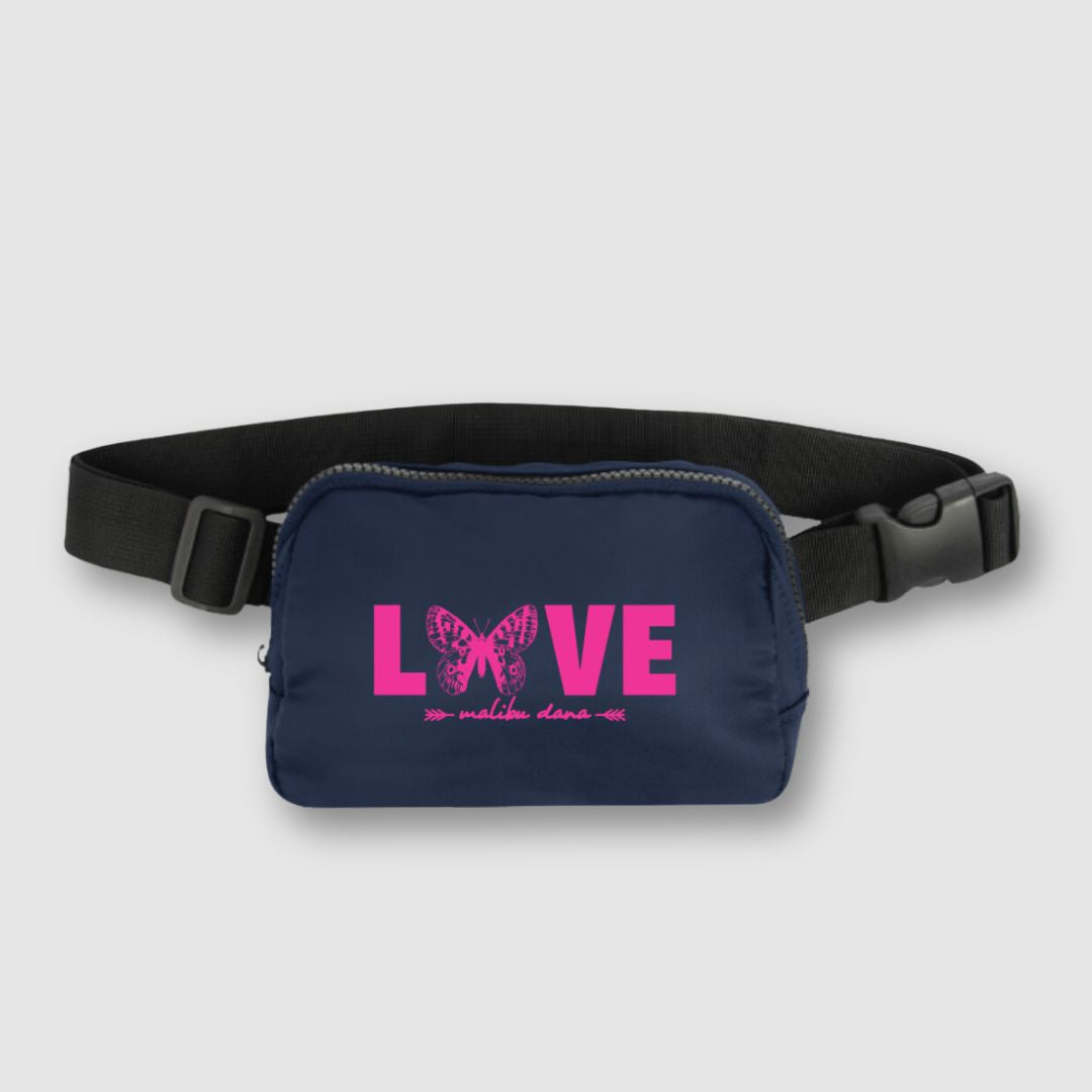 Navy LOVE Fanny Pack