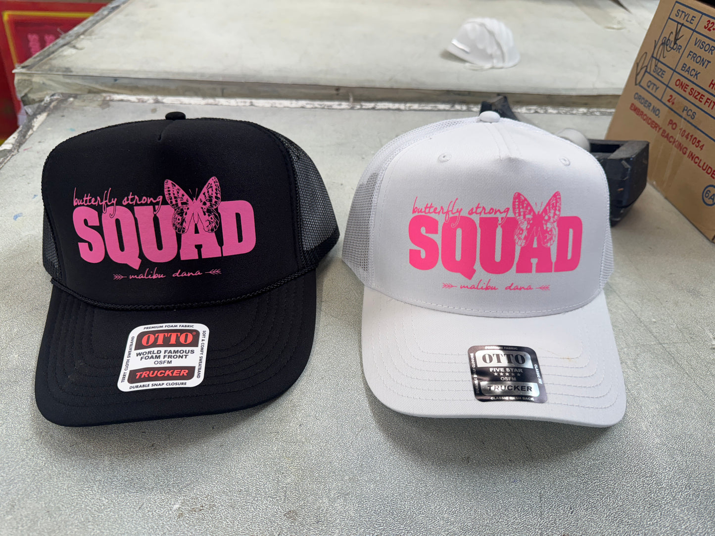 Butterfly Strong Squad Trucker Hat