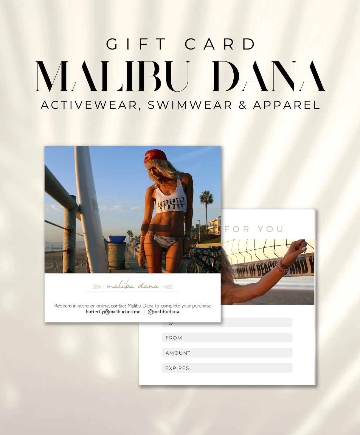 Malibu Dana Gift Card