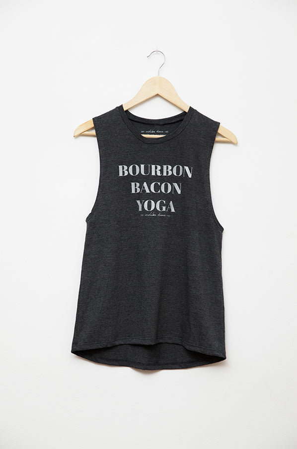 Bourbon Bacon Yoga Muscle Tank
