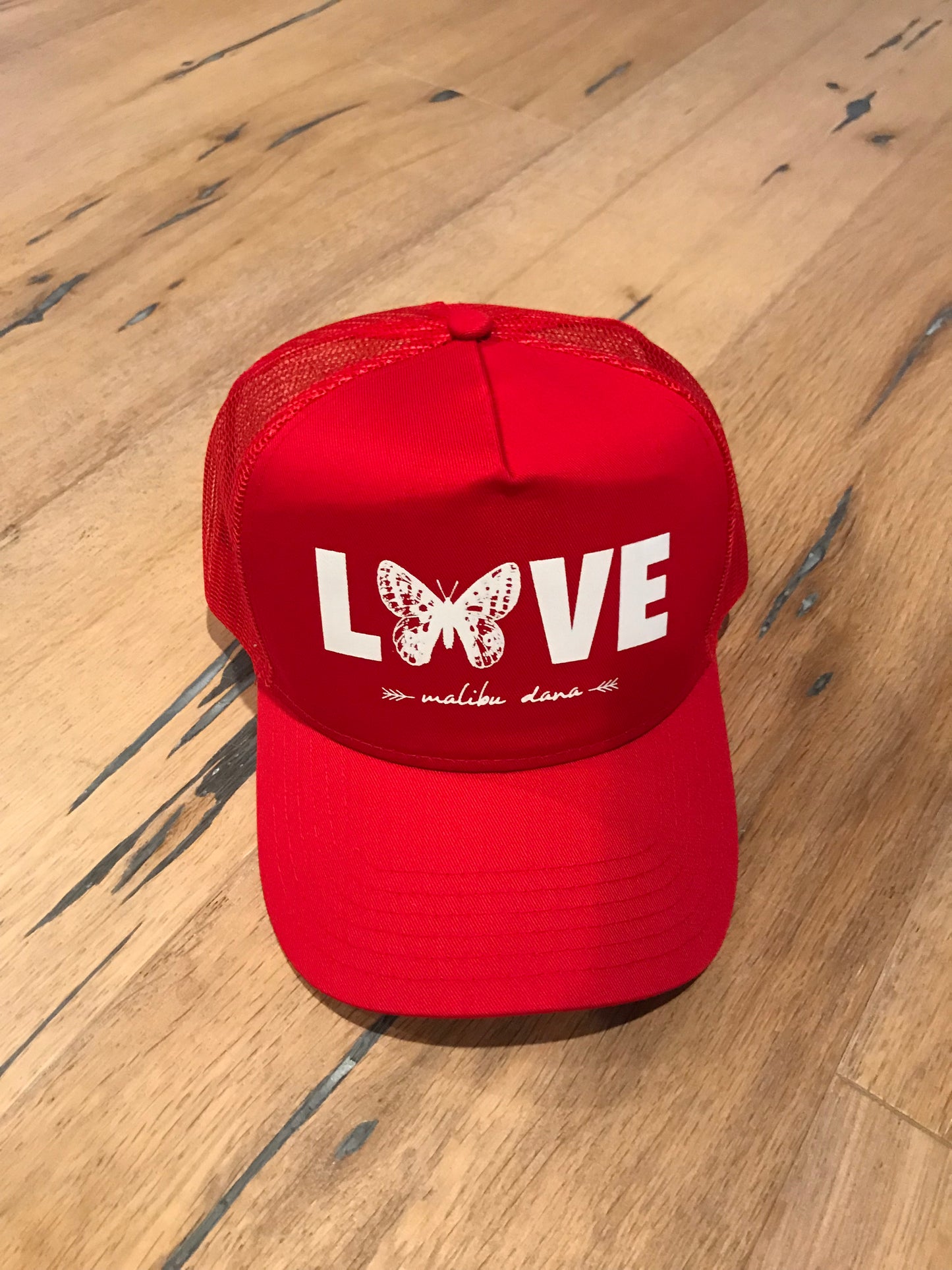 Red Butterfly Love // Trucker Hat