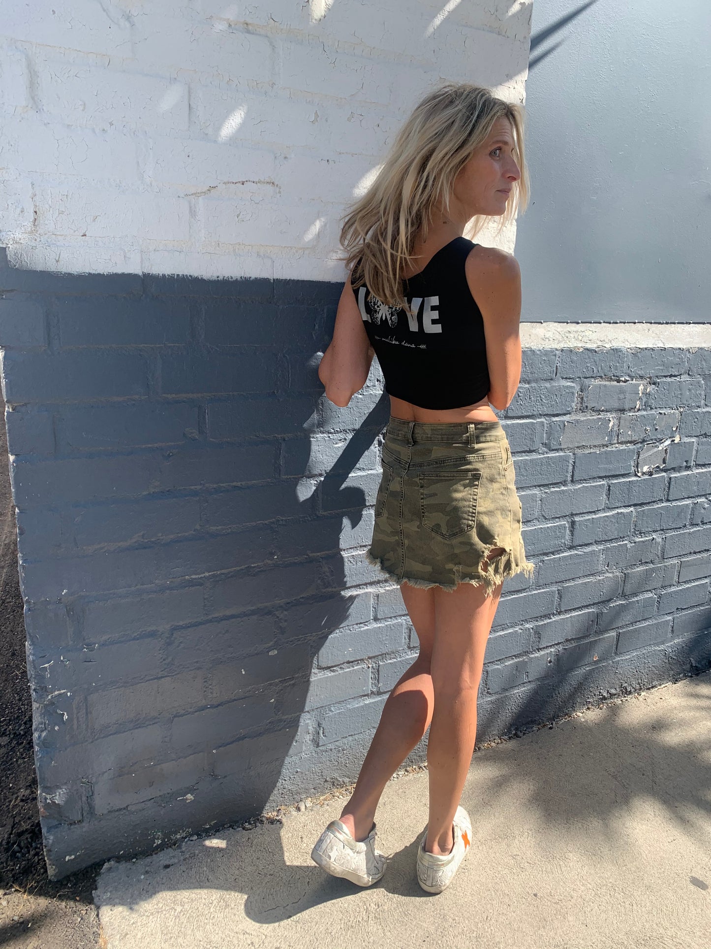 LNG x MD Love Reversible Tie Tank - Black