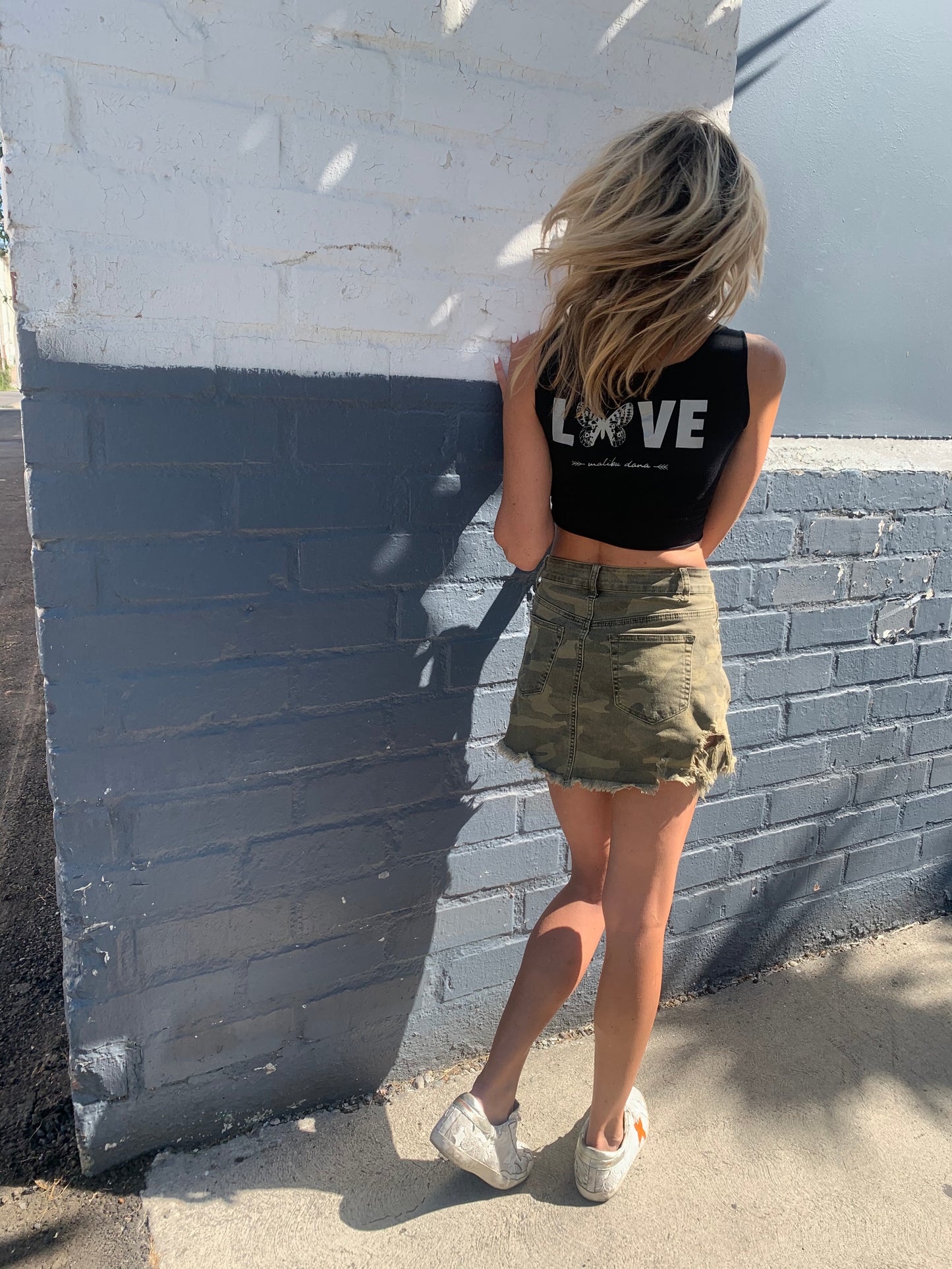 LNG x MD Love Reversible Tie Tank - Black