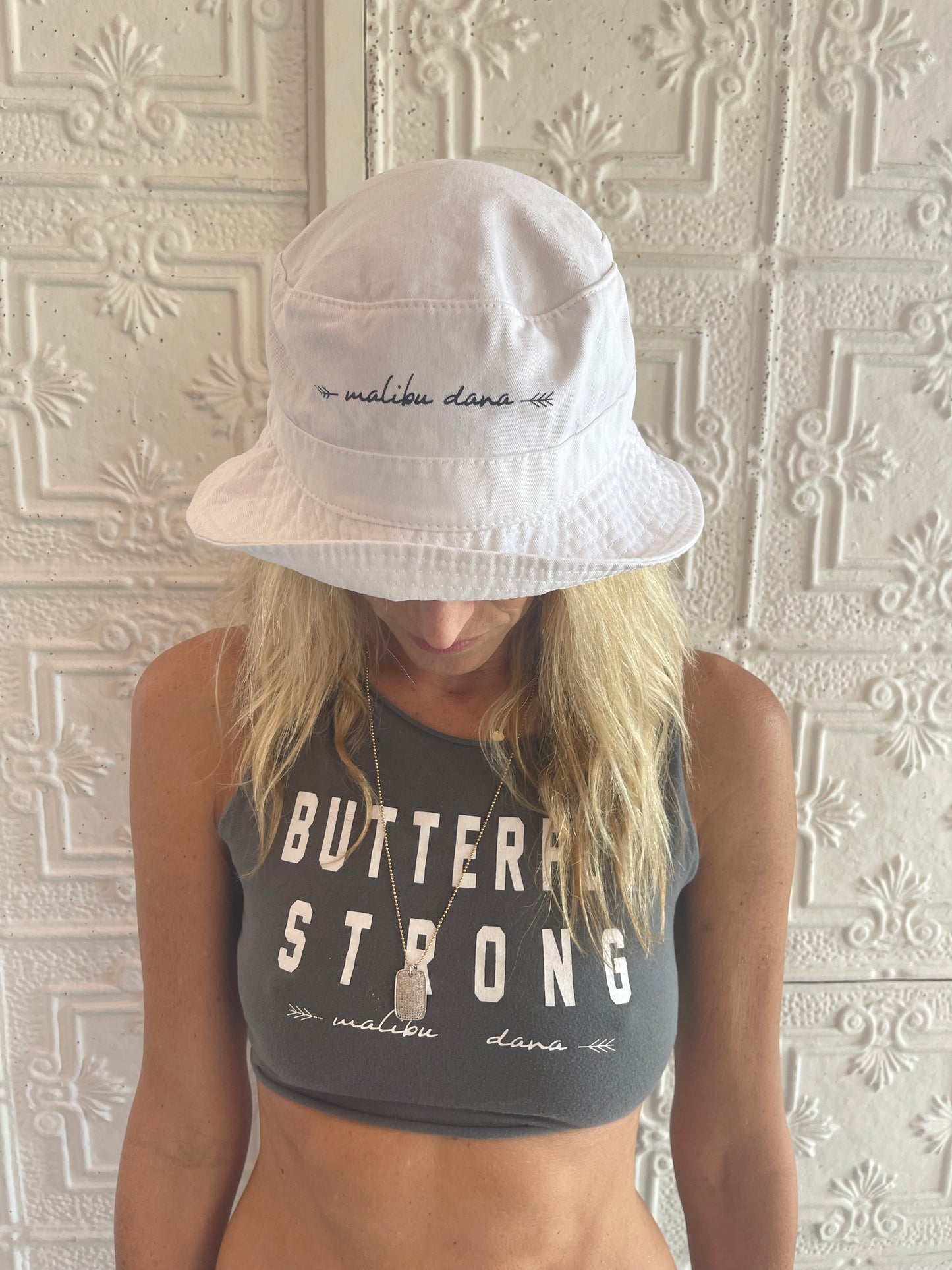 Malibu Dana Bucket Hat - White