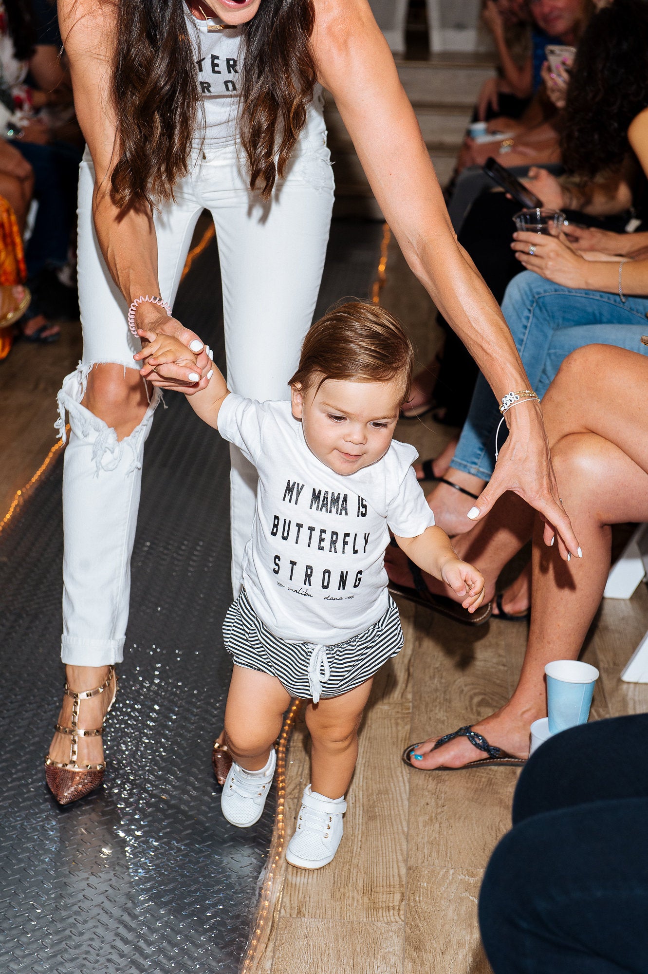 My Mama is Butterfly Strong Baby Onesie & Baby Tee