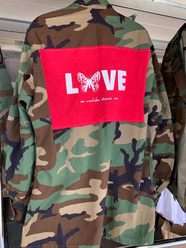 LNG x MD Butterfly Love Camo Jacket