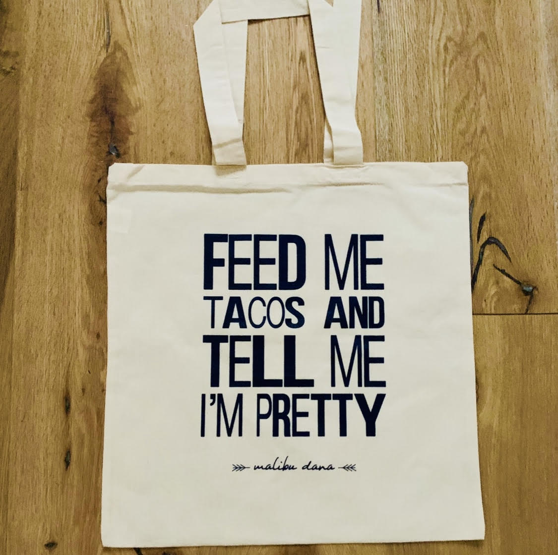 Feed Me Tacos Small Canvas Tote