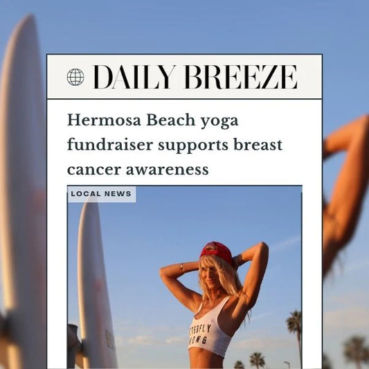 The Daily Breeze - Hermosa Beach Yoga Fundraiser Supports Breast Cancer Awareness