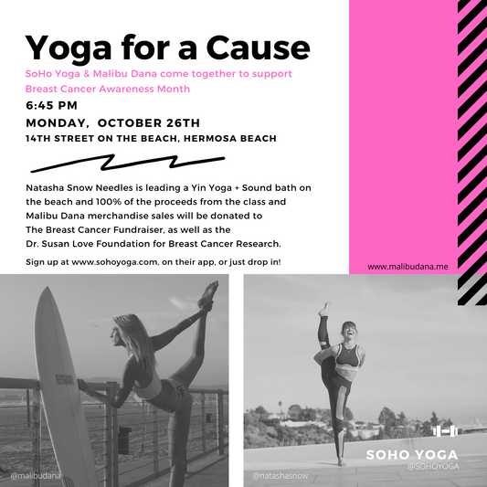Yoga For a Cause // Monday, October 26th at 6:45pm