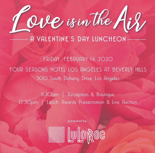 Friday, February 14th, 11:30a // “Love is in the Air” Valentine’s Day Luncheon