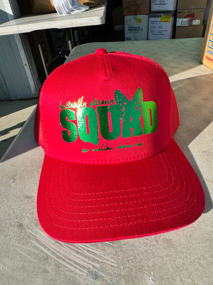NEW Butterfly Strong Squad Holiday Trucker Hat
