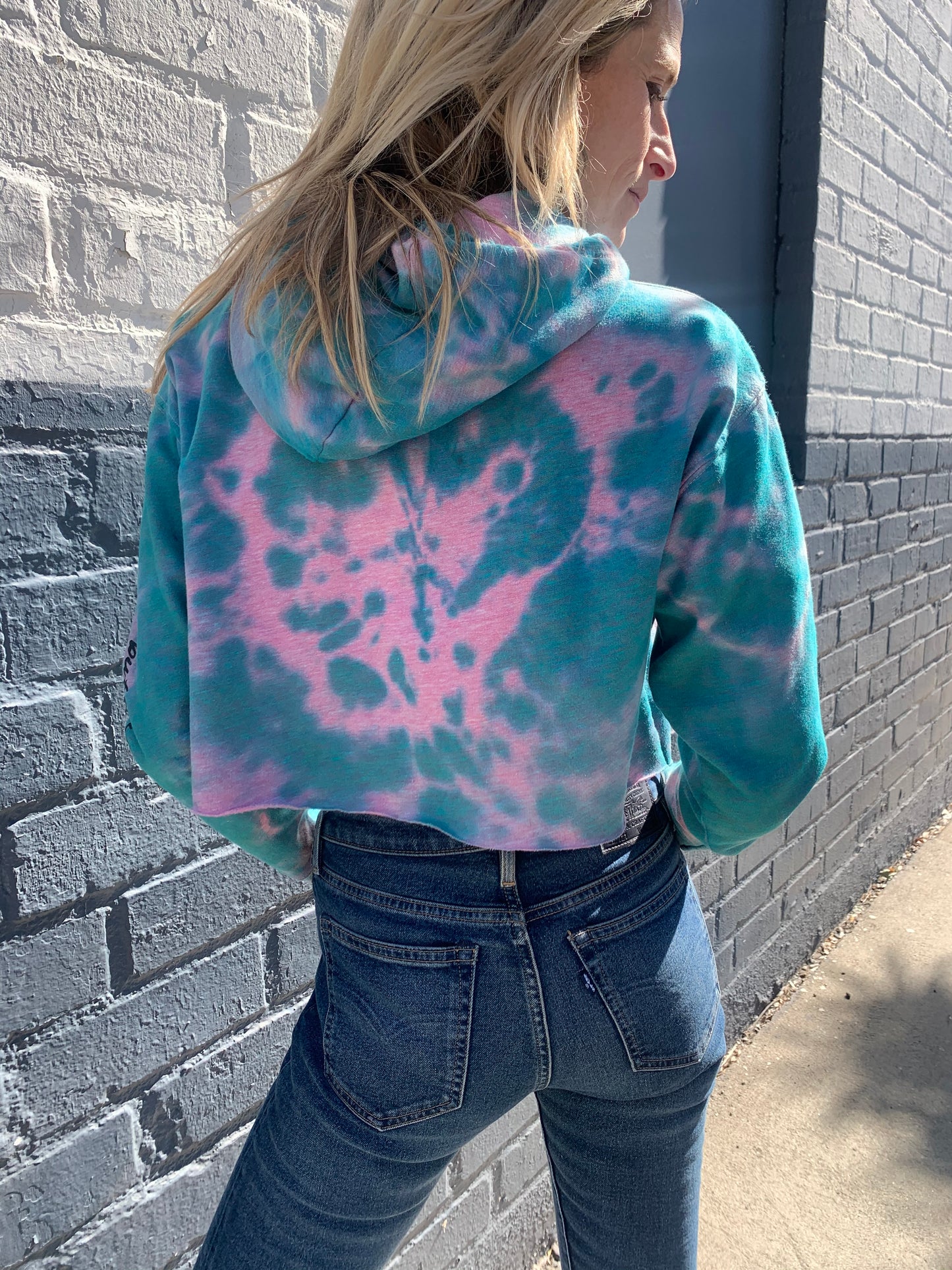Butterfly Strong Hand Tie Dye Hoodie - My Little Pony
